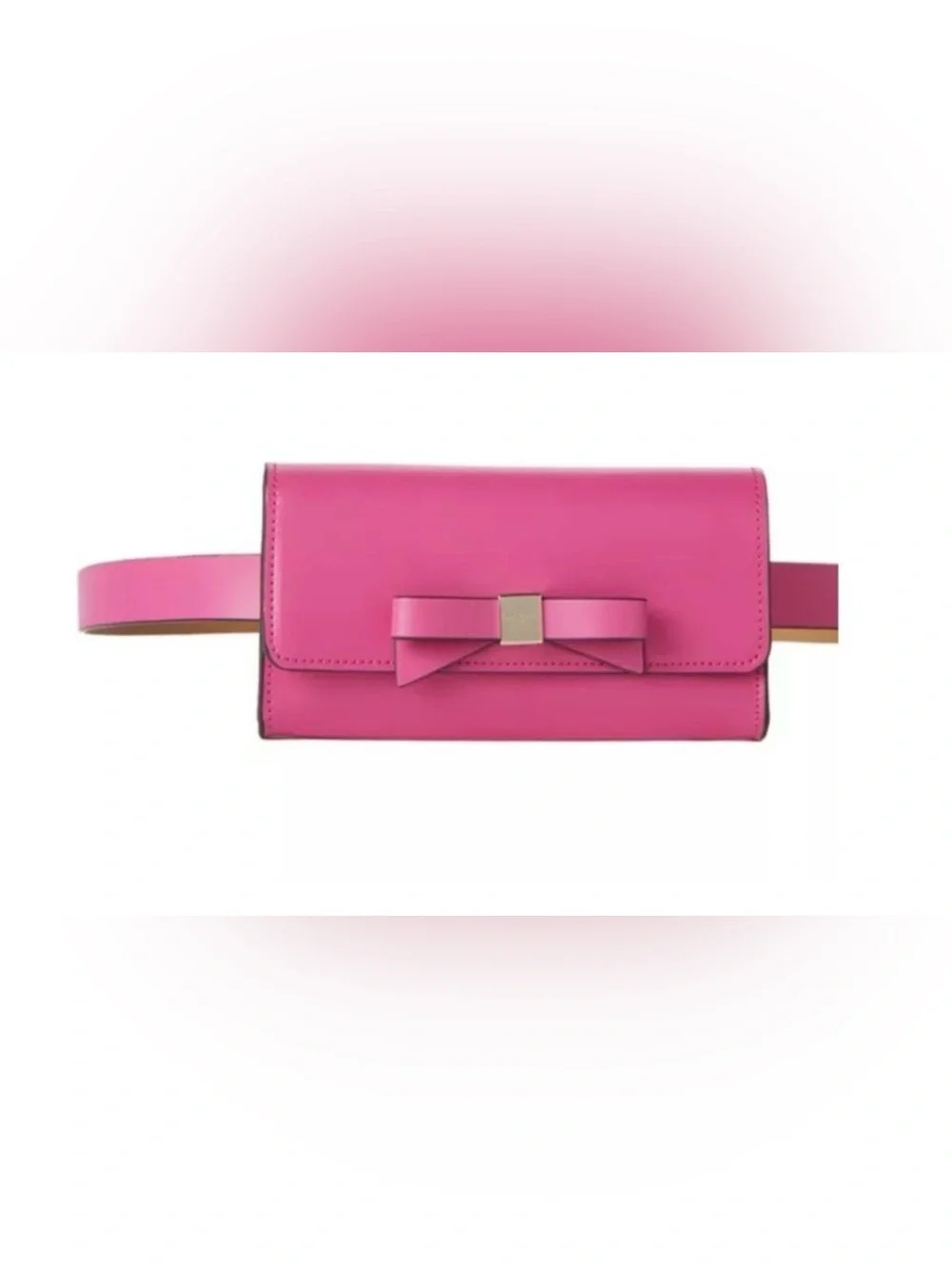 Hot PinkKate Spade Women's Bow Belt Bag with Gold Detail
